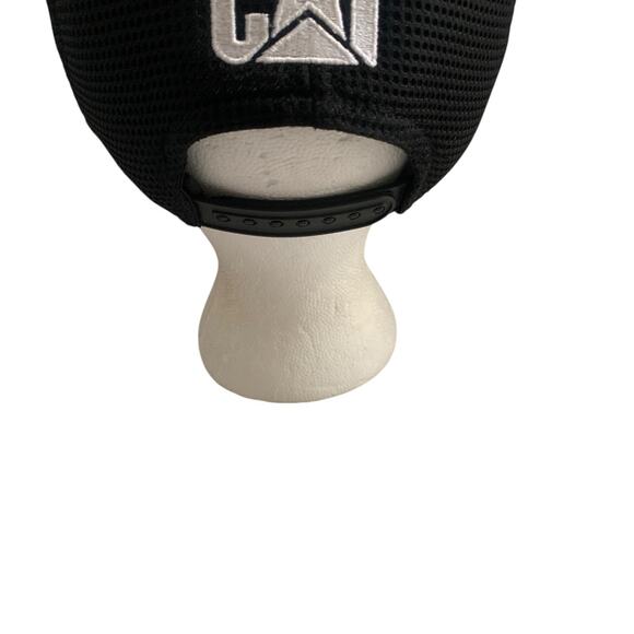 CAT Caterpillar Adjustable Snapback Equipment Foam Mesh Trucker Hat Cap - Picture 8 of 11